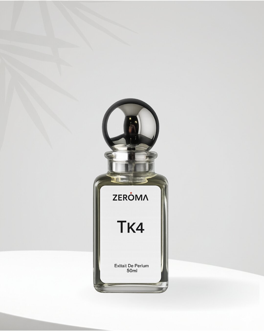 ZEROMA TK4 perfume bottle – long-lasting men’s extrait de parfum in luxury glass bottle, woody aromatic fragrance